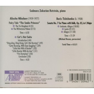 TISHCHENKO - Rutstein - Sonate n°7 pour piano et cloches op.85